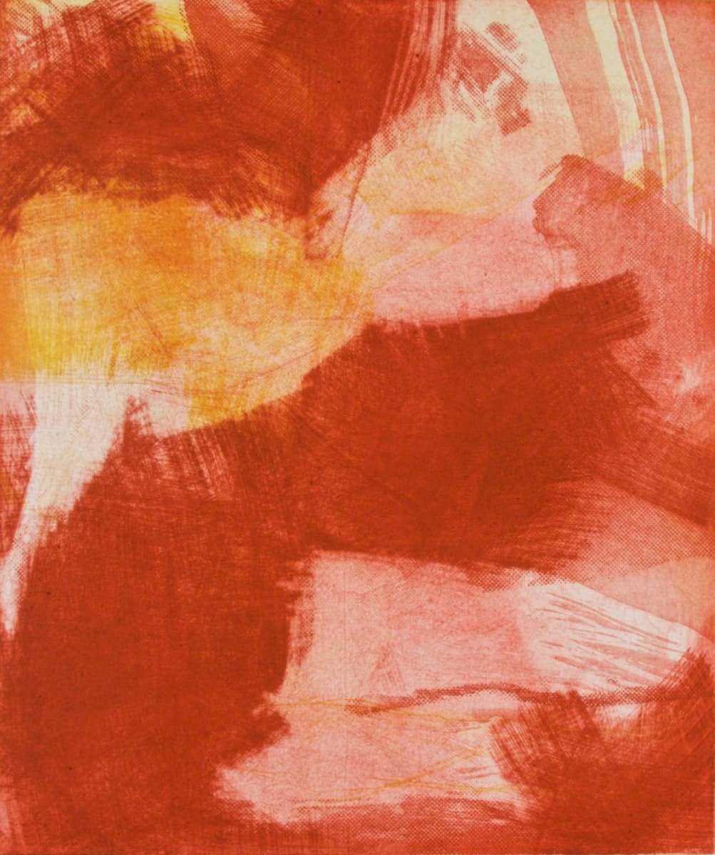 Days and Nights in Spain IX by Michael Rich  Image: Days and Nights in Spain IX, 2017, intaglio monoprint, 12 x 10 in