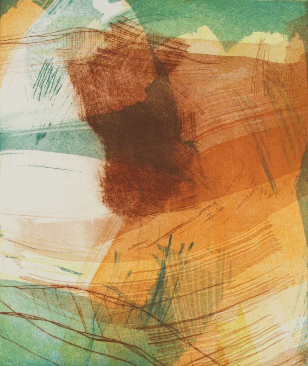 Days and Nights in Spain XIII by Michael Rich  Image: Days and Nights in Spain XIII, 2017, intaglio monoprint, 12 x 10 in