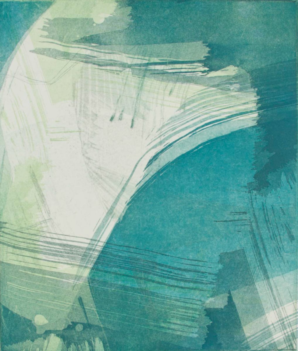 Days and Nights in Spain XIV by Michael Rich  Image: Days and Nights in Spain XIV, 2017, intaglio monoprint, 12 x 10 in