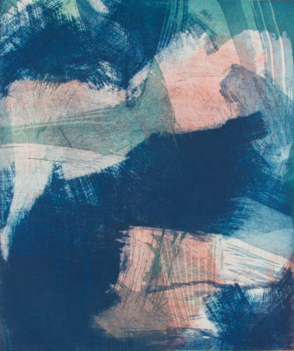 Days and Nights in Spain XI by Michael Rich  Image: Days and Nights in Spain XI, 2017, intaglio monoprint, 12 x 10 in