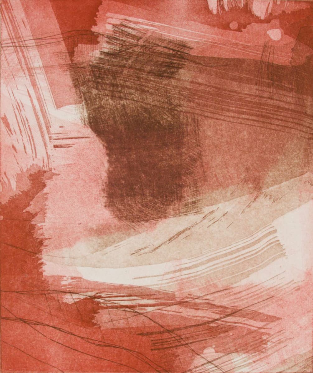 Days and Nights in Spain XVIII by Michael Rich  Image: Days and Nights in Spain XVIII, 2017, intaglio monoprint, 12 x 10 in