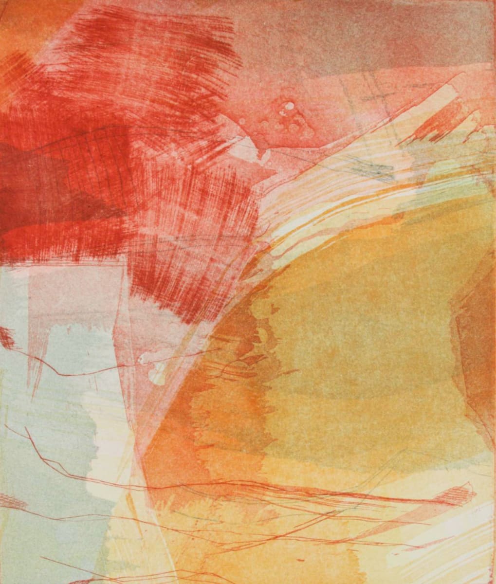 Days and Nights in Spain XXII by Michael Rich  Image: Days and Nights in Spain XXII, 2017, intaglio monoprint, 12 x 10 in