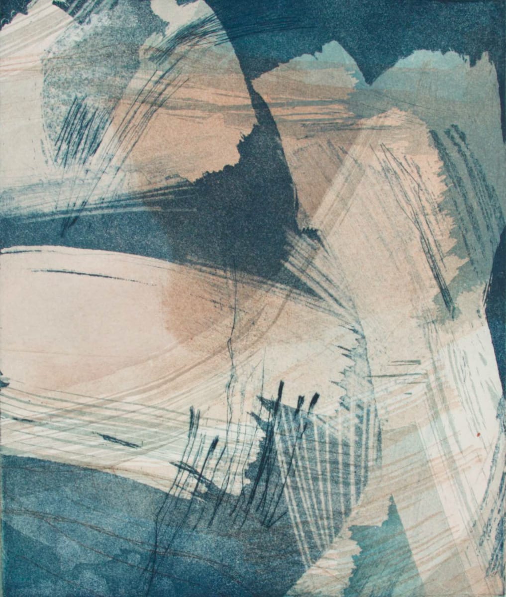 Days and Nights in Spain XXI by Michael Rich  Image: Days and Nights in Spain XXI, 2017, intaglio monoprint, 12 x 10 in