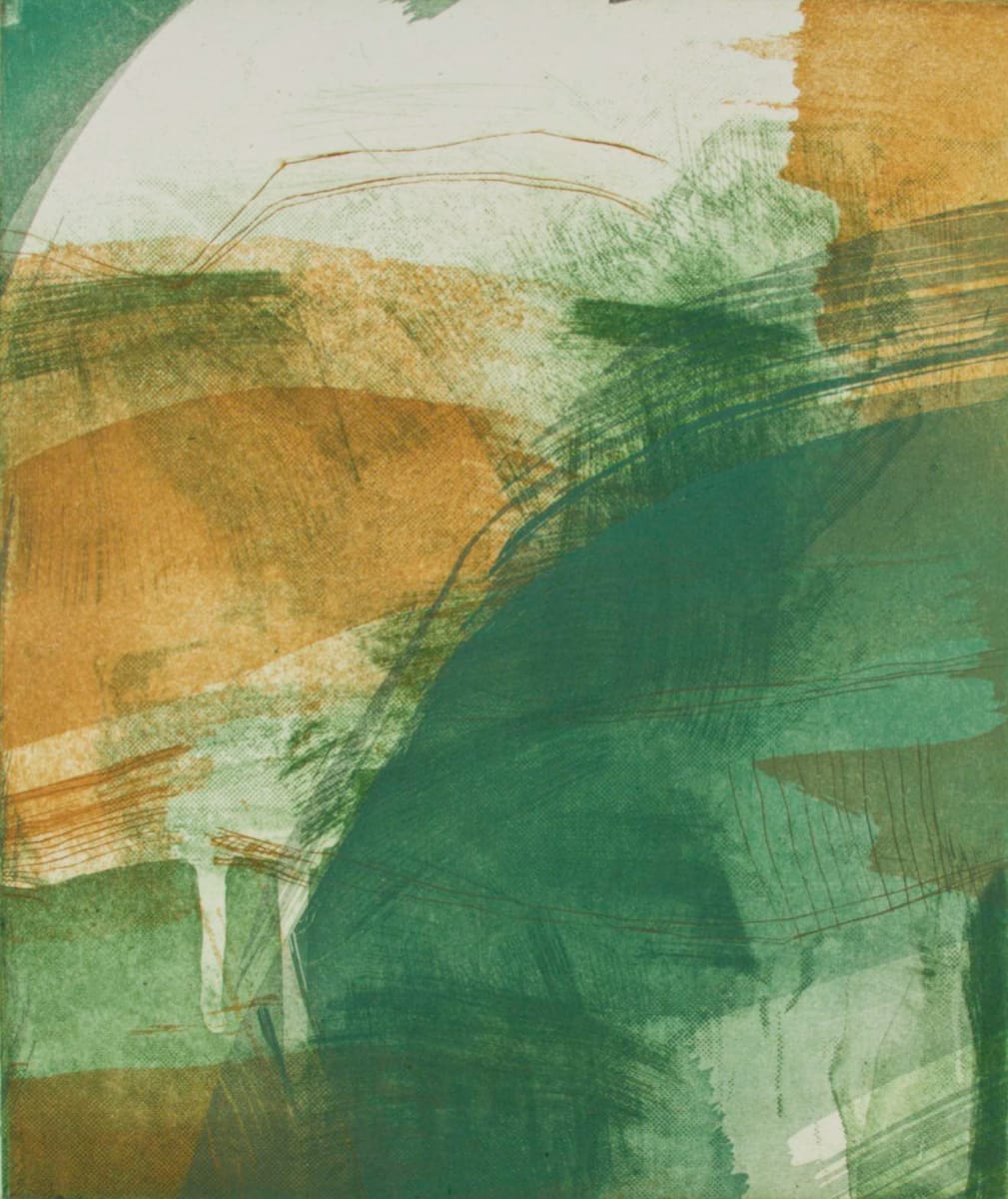 Days and Nights in Spain XXVIII by Michael Rich  Image: Days and Nights in Spain XXVIII, 2017, intaglio monoprint, 12 x 10 in