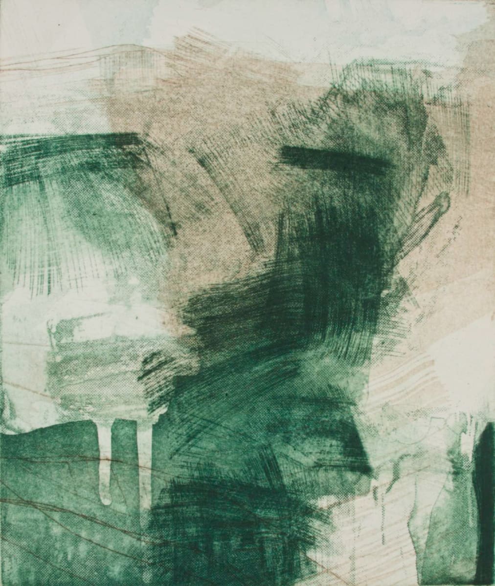 Days and Nights in Spain XXVII by Michael Rich  Image: Days and Nights in Spain XXVII, 2017, intaglio monoprint, 12 x 10 in