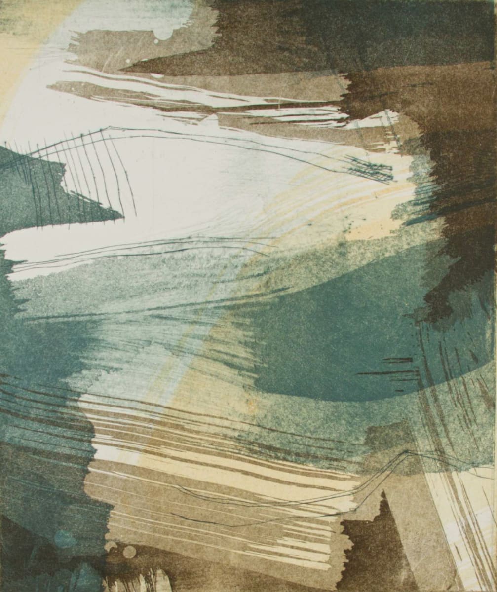 Days and Nights in Spain XXVI by Michael Rich  Image: Days and Nights in Spain XXVI, 2017, intaglio monoprint, 12 x 10 in