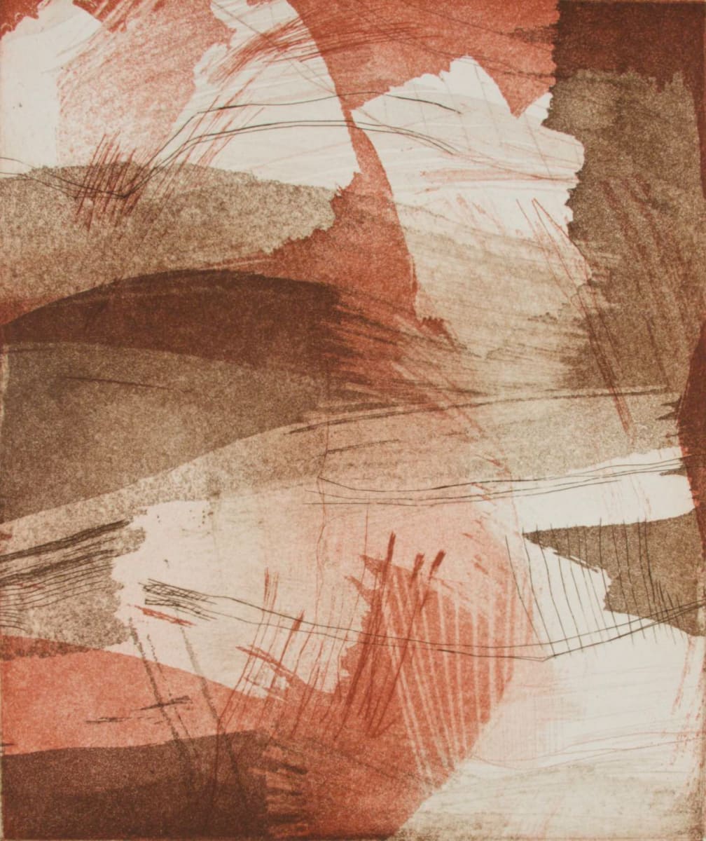 Days and Nights in Spain XXV by Michael Rich  Image: Days and Nights in Spain XXV, 2017, intaglio monoprint, 12 x 10 in