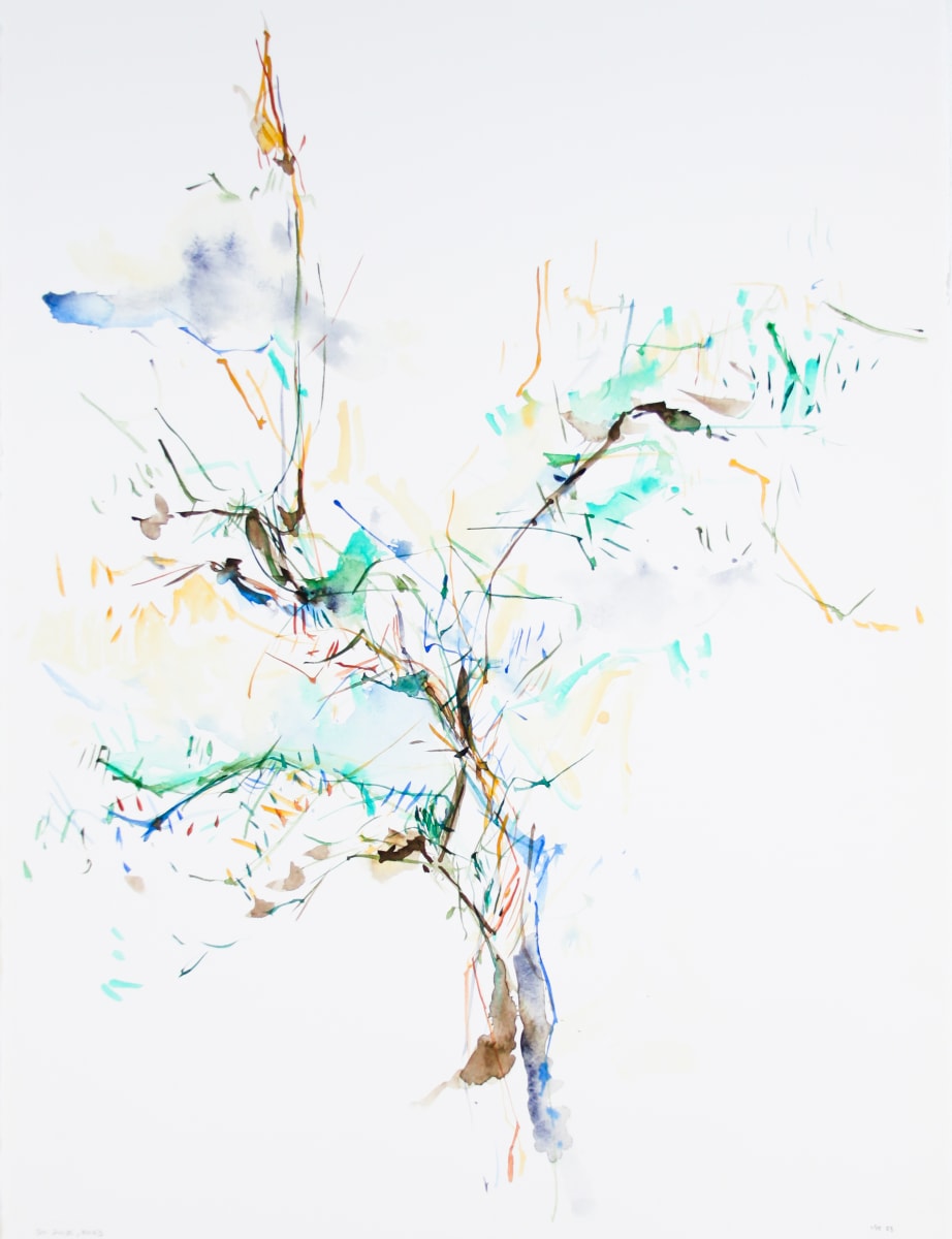 First Olive by Michael Rich  Image: Fist Olive, 2023, watercolor on paper, 30 x 22 in