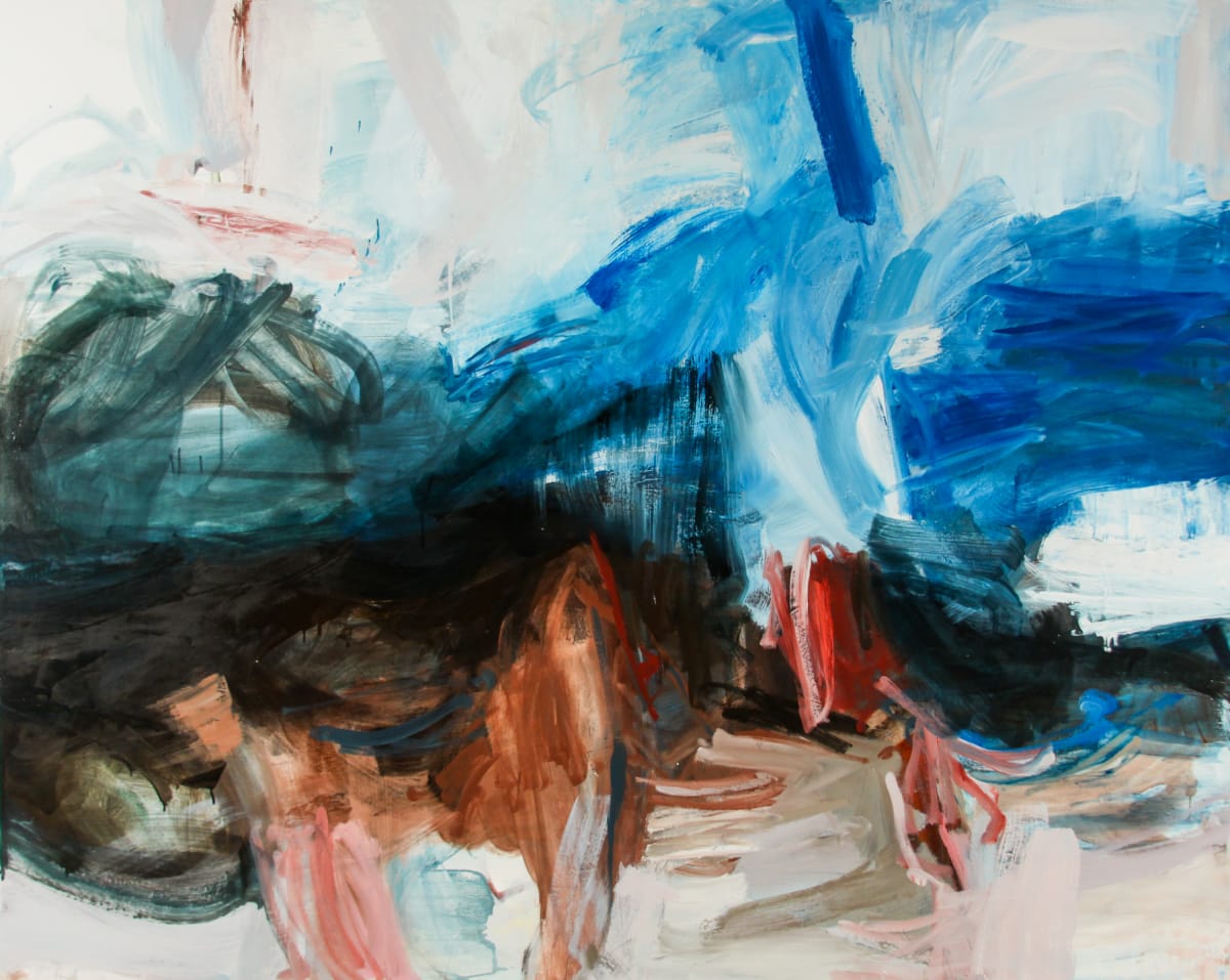 Fjord by Michael Rich  Image: Fjord, 2021, oil on canvas, 52 x 65 in