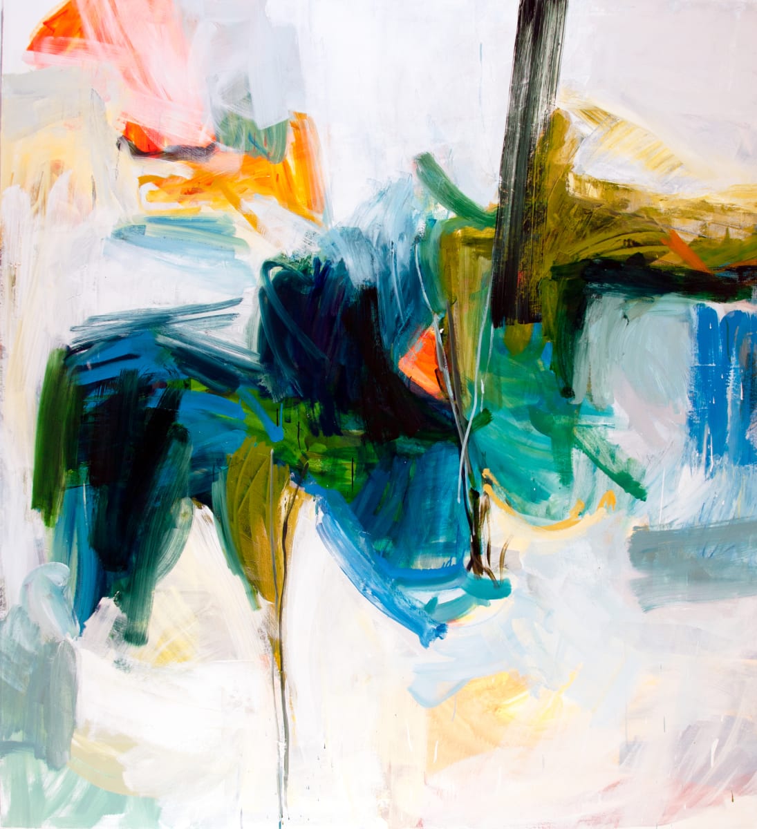 Flowers from the Sea II by Michael Rich  Image: Flowers from the Sea II, 2021, oil on canvas, 68 x 62 in