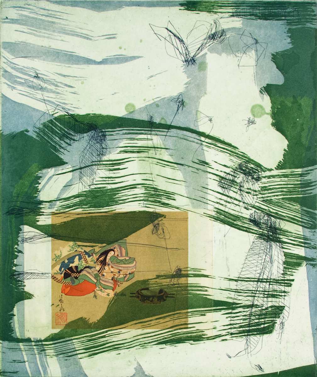 From the East I by Michael Rich  Image: From the East, 2015, intaglio, 12 x 10 in