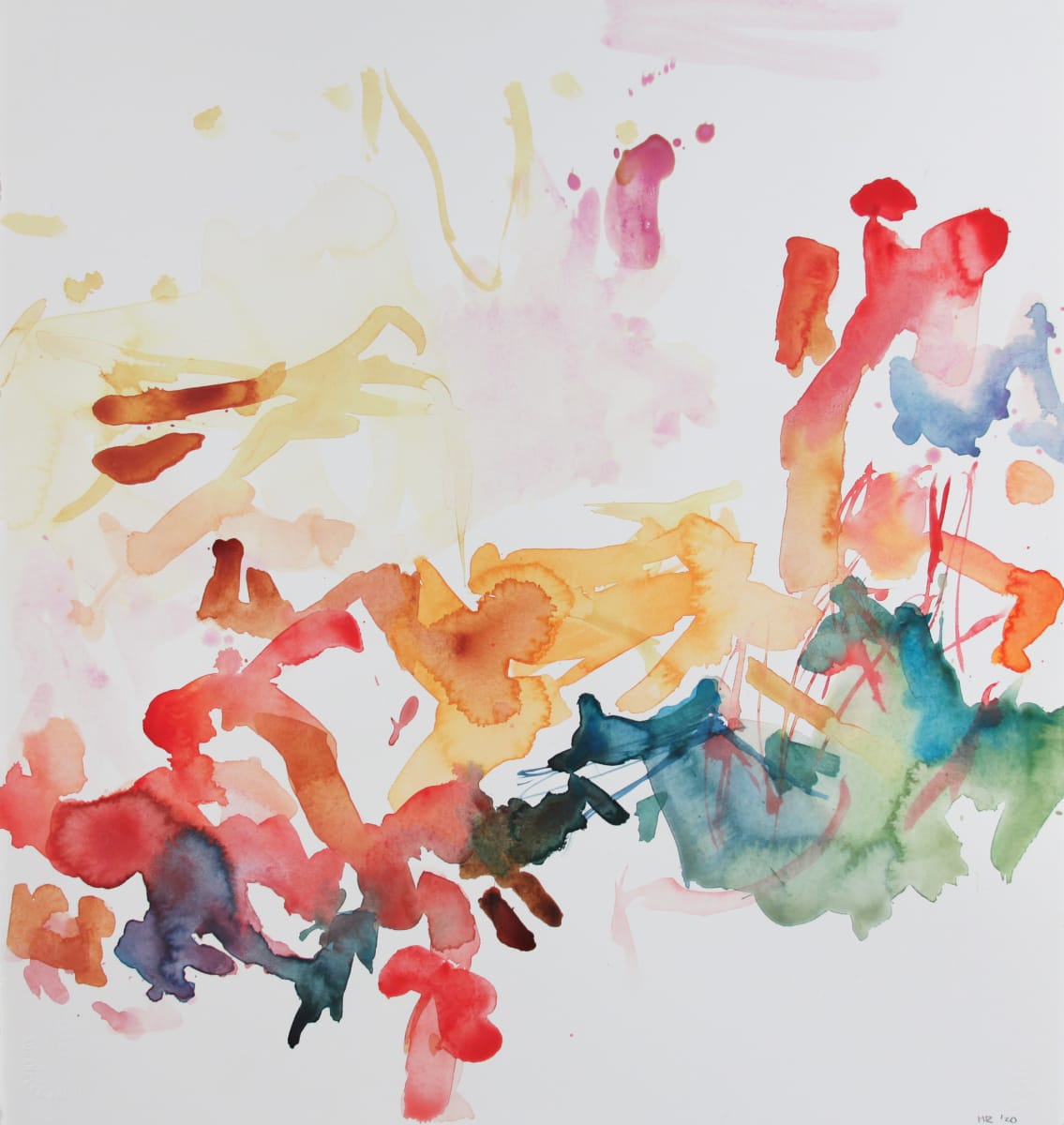 Garden Stories II by Michael Rich  Image: Garden Stories II, 2020, watercolor, 24 x 22.5 in