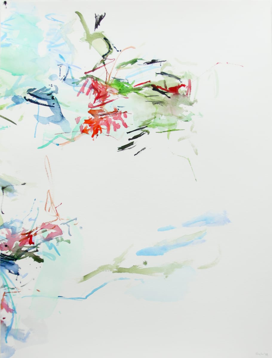 Giverny II by Michael Rich  Image: Giverny II, 2024, watercolor, 40 x 30 in