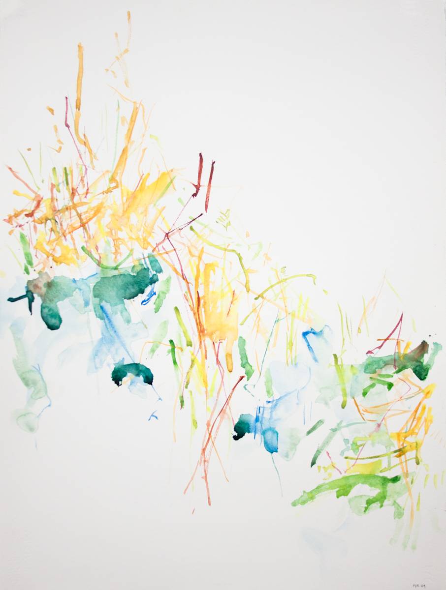 Goldenrod by Michael Rich  Image: Goldenrod, 2024 watercolor, 30 x 22 in