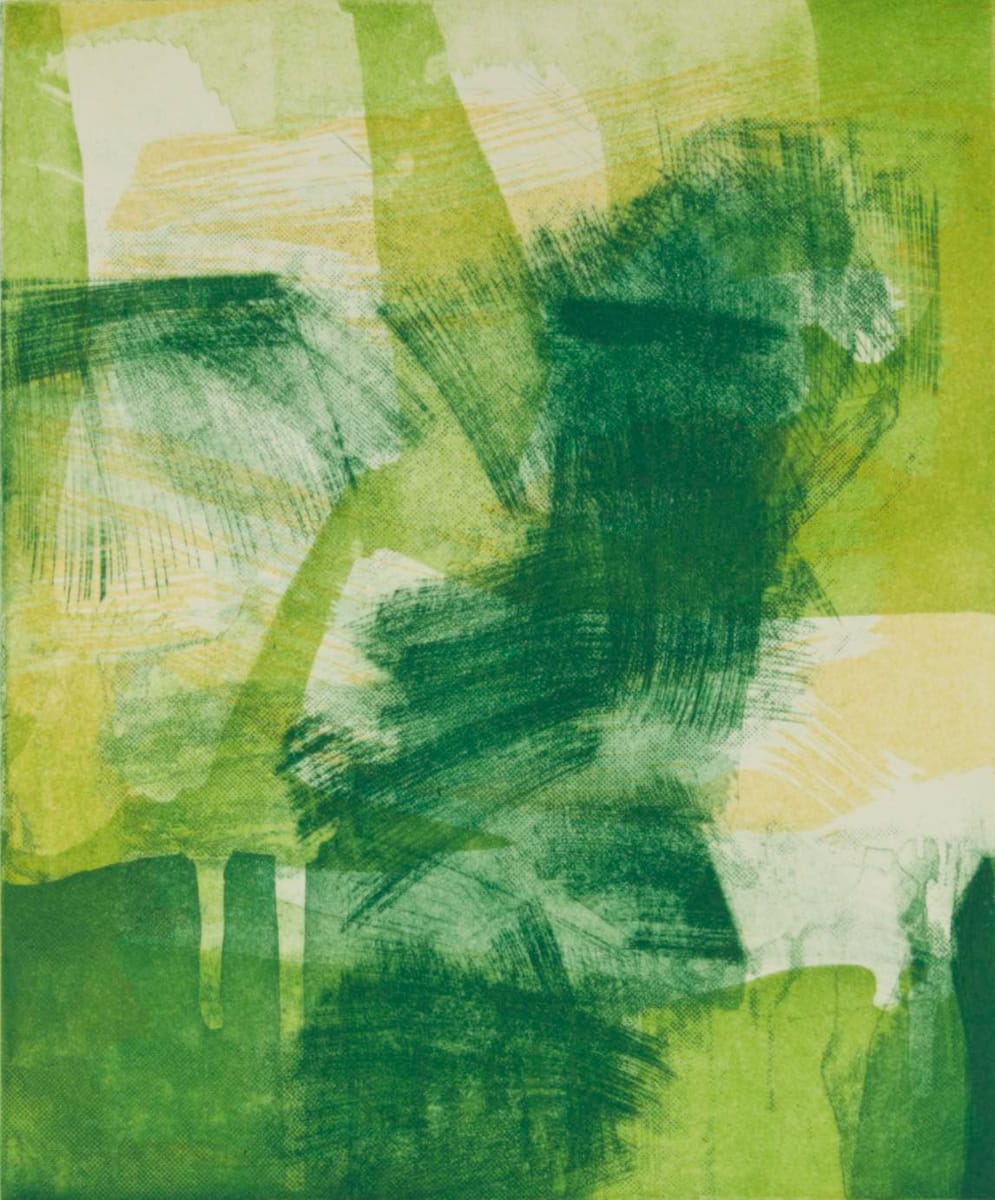 Interlude IV by Michael Rich  Image: Interlude IV, 2015, intaglio monoprint, 12 x 10 in