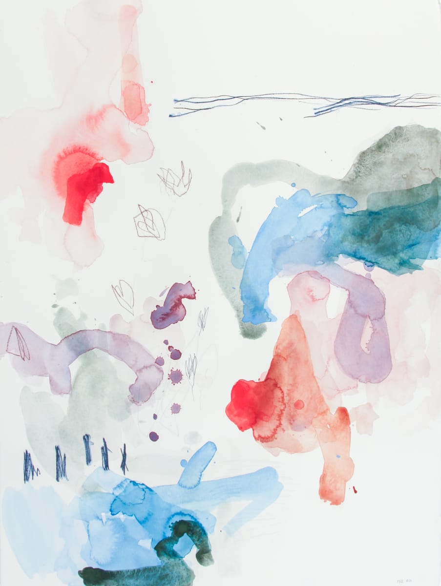 Love in Spring by Michael Rich  Image: Love in Spring, 2020, watercolor on paper, 30 x 22 in