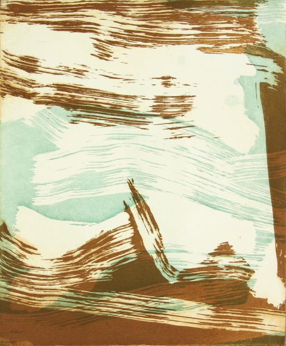Miro and the Sky VII by Michael Rich  Image: Miro and the Sky VII, 2015, intaglio monoprint, 12 x 10 in