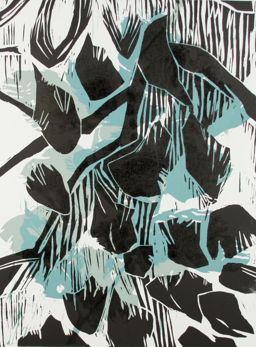 Night Garden VIII by Michael Rich  Image: Night Garden VIII, 2020, woodcut, 24 x 18 in