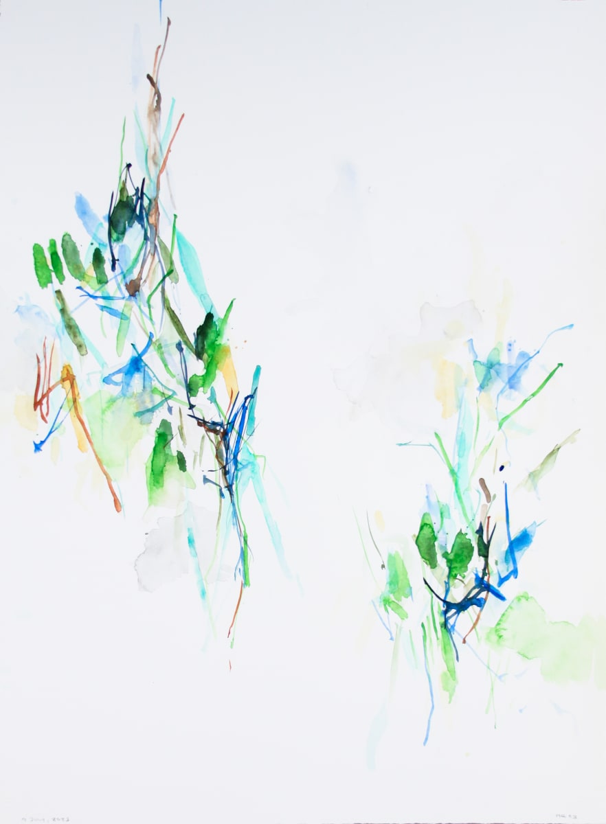 Olive, Fragments by Michael Rich  Image: Olive, Fragments, 2023, watercolor on paper, 30 x 22 in