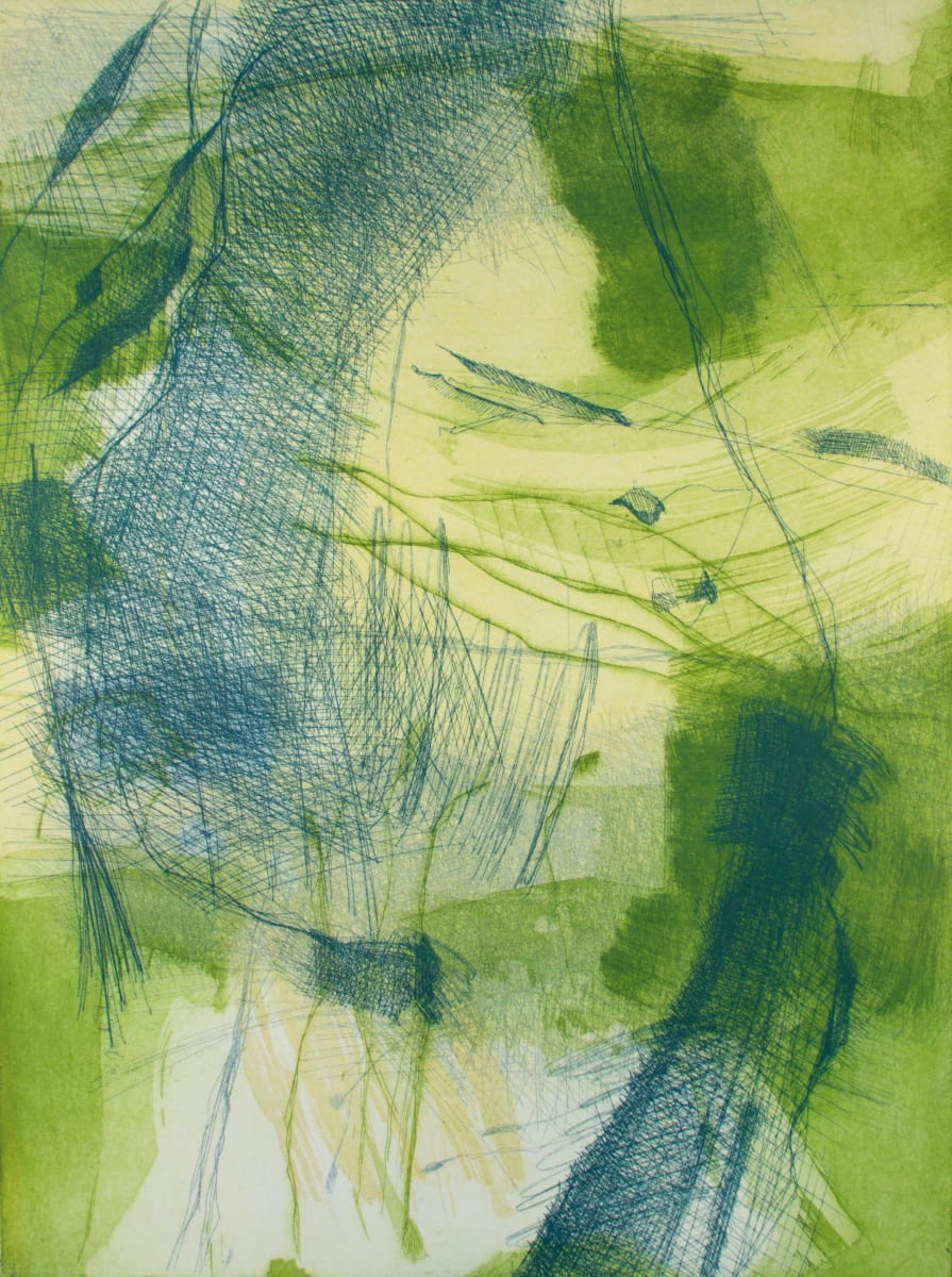 Sketches from Venice XIX by Michael Rich  Image: Sketches from Venice XIX, 2016, intaglio monoprint, 24  x 18 in