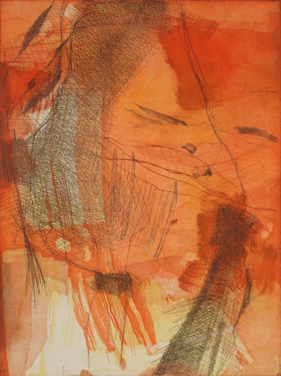 Sketches from Venice III by Michael Rich  Image: Sketches from Venice III, 2016, intaglio monoprint, 24 x 18 in