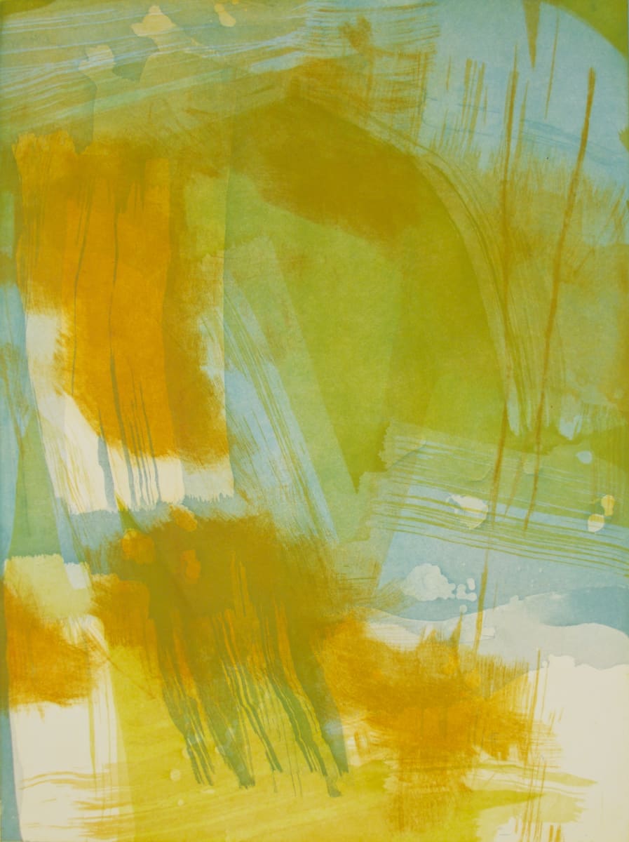 Sketches from Venice IV by Michael Rich  Image: Sketches from Venice IV, 2016, intaglio monoprint, 24 x 18 in