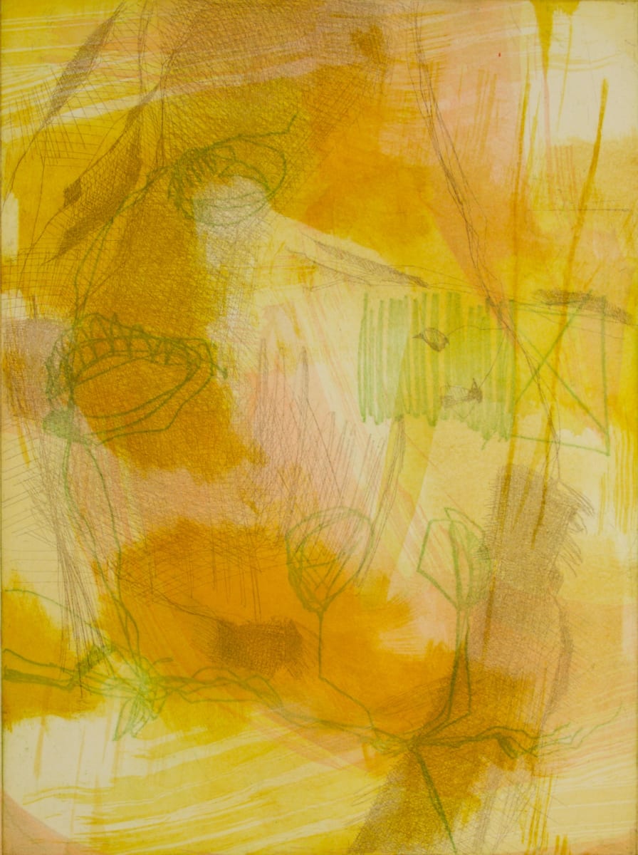Sketches from Venice IX by Michael Rich  Image: Sketches from Venice IX, 2016, intaglio monoprint, 24 x 18 in