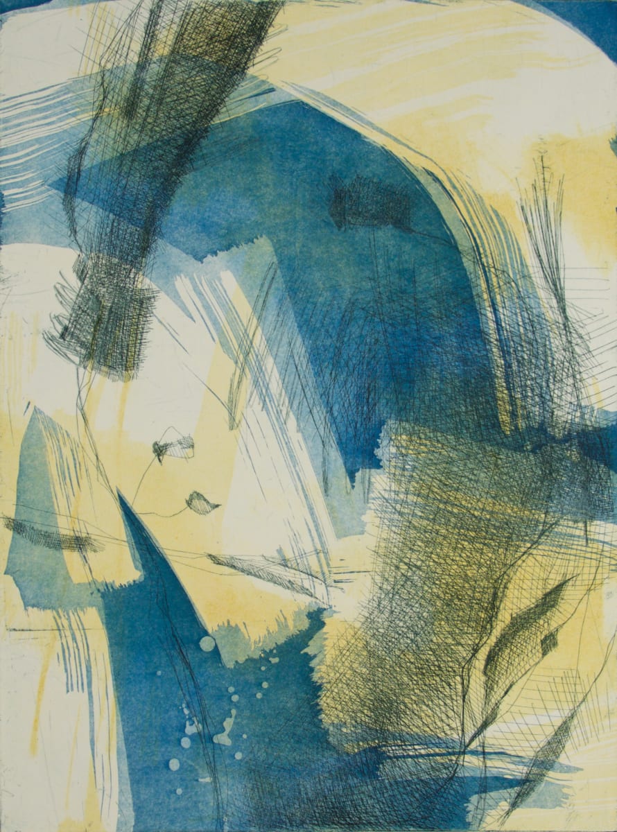 Sketches from Venice VII by Michael Rich  Image: Sketches from Venice VII, 2016, intaglio monoprint, 24 x 18 in