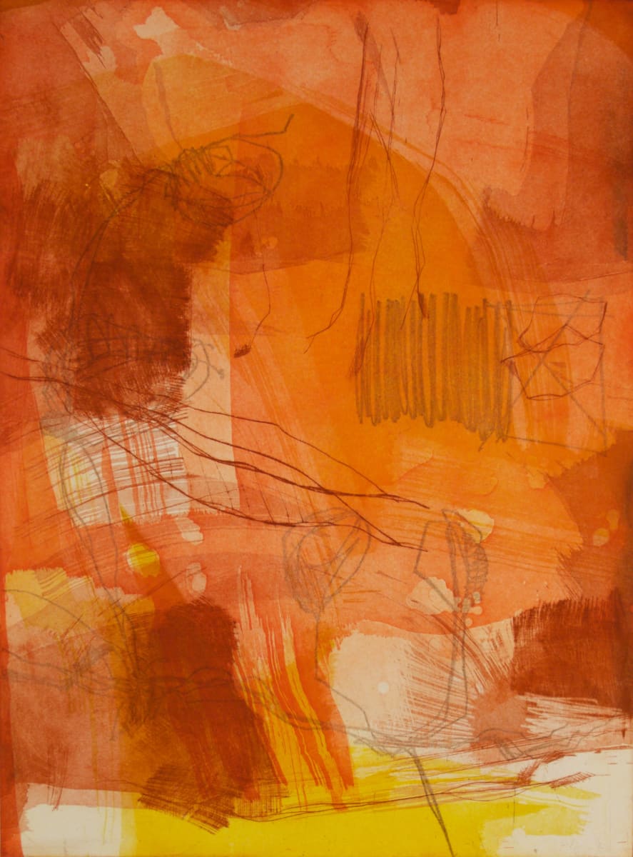 Sketches from Venice X by Michael Rich  Image: Sketches from Venice X, 2016, intaglio monoprint, 24 x 18 in