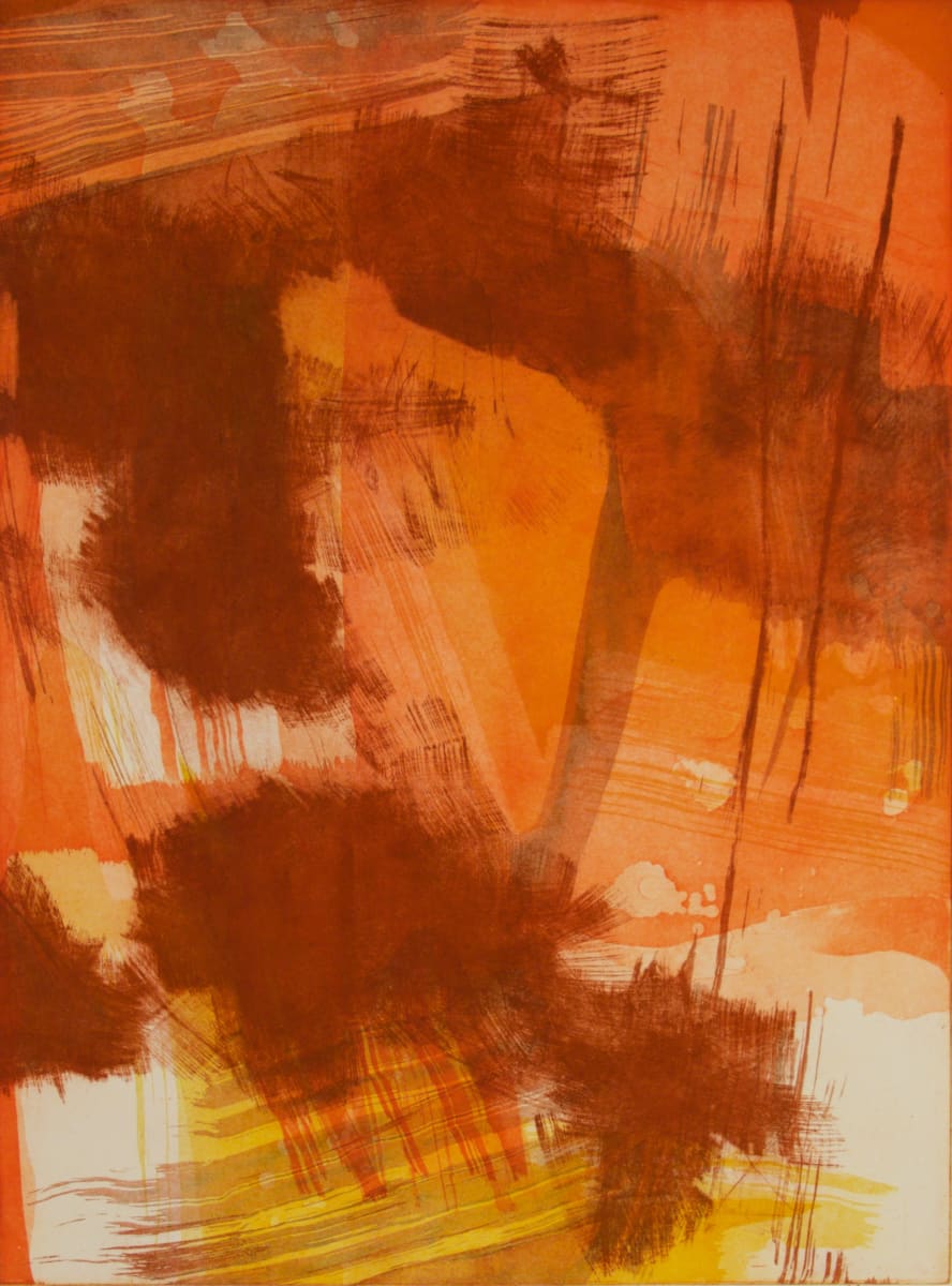 Sketches from Venice XIII by Michael Rich  Image: Sketches from Venice XIII, 2016, intaglio monoprint, 24 x 18 in