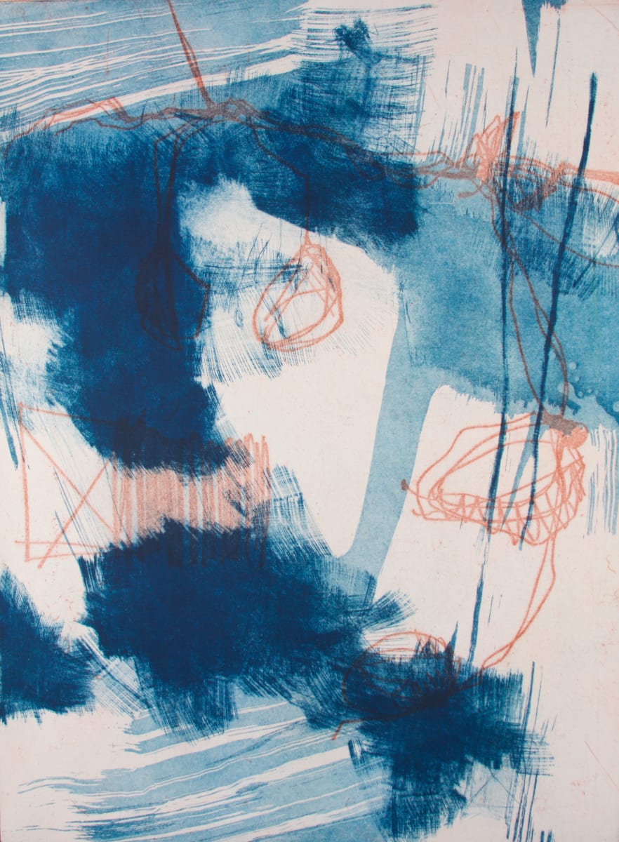 Sketches from Venice XXII by Michael Rich  Image: Sketches from Venice XXII, 2016, intaglio monoprint, 24 x 18 in
