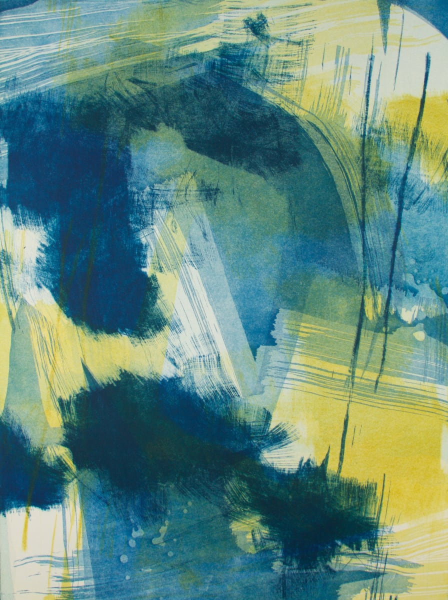 Sketches from Venice XXIV by Michael Rich  Image: Sketches from Venice XXIV, 2016, intaglio monoprint, 24 x 18 in