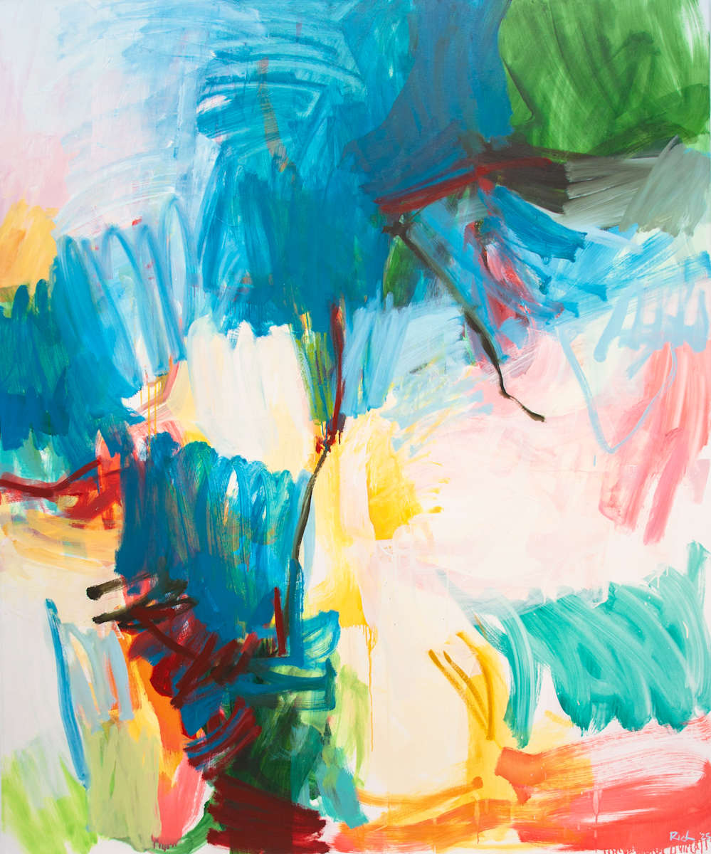 South of France by Michael Rich  Image: South of France, 2025, oil on canvas, 72 x 60 in