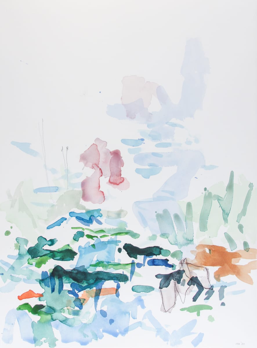 Summer Lillies by Michael Rich  Image: Summer Lillies, 2020, watercolor on paper, 30 x 22 in