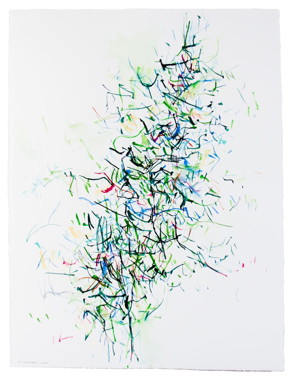 Tannenbaum by Michael Rich  Image: Tannenbaum, 2022, watercolor on paper, 30 x 22 in