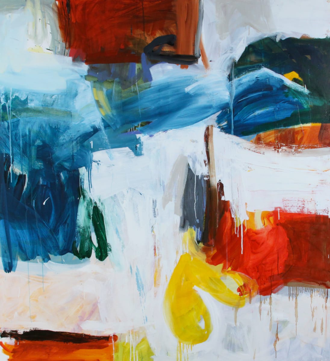 Then Again, Rain by Michael Rich  Image: Then Again, Rain, 2013, oil on canvas, 68 x 62 in