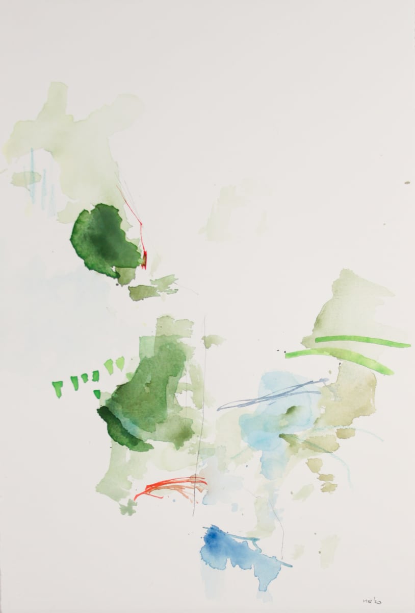 Tuscan Morning II by Michael Rich  Image: Tuscan Morning II, 2023, watercolor, 22 x 15 in