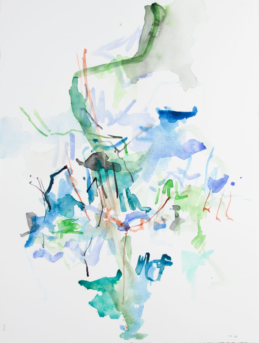 Untitled 2024-1 by Michael Rich  Image: Untitled 2024-1, 2024, watercolor, 30 x 22 in