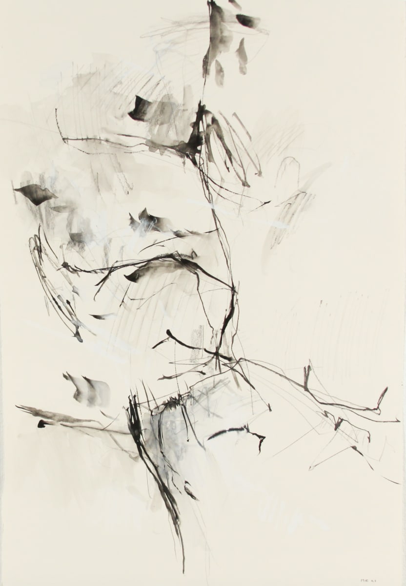Ziggy's Tree IV by Michael Rich  Image: Ziggy's Tree IV, 2021, mixed media on paper, 22 x 15 in