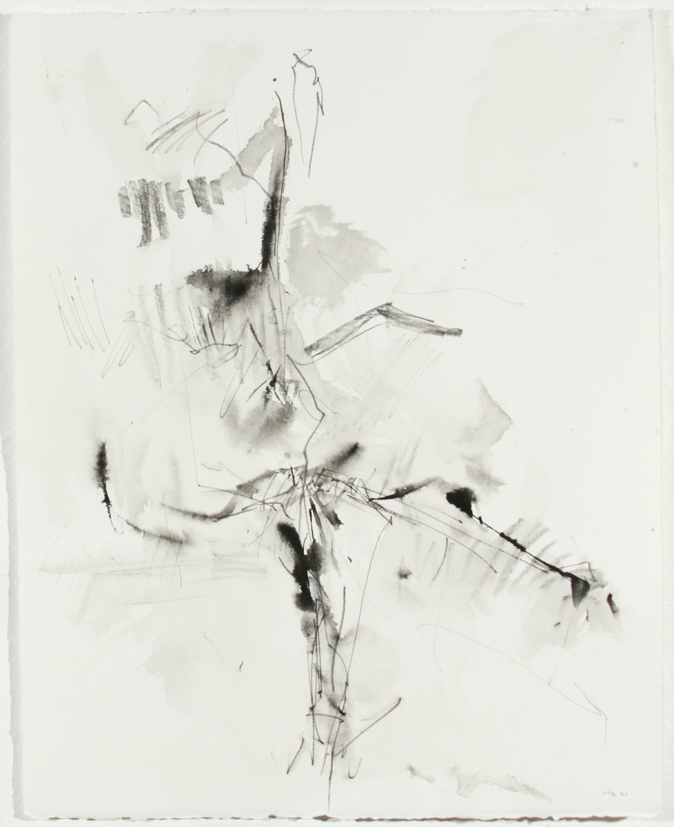 Ziggy's Tree VI by Michael Rich  Image: Ziggy's Tree VI, 2021, mixed media on paper, 22 x 18 in