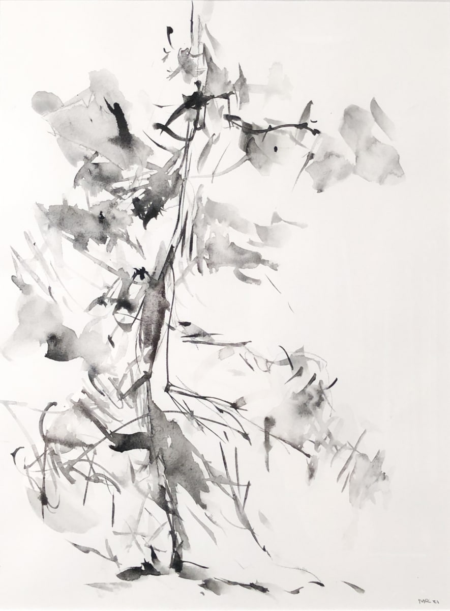 Ziggy's Tree VII by Michael Rich  Image: Ziggy's Tree VII, 2021, watercolor, 16 x 12 in