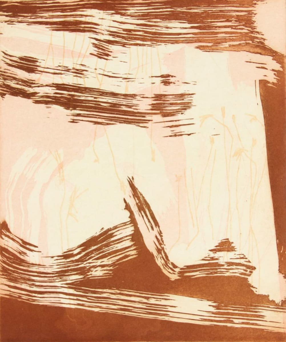 Miro and the Sky XXIV by Michael Rich  Image: Miro and the Sky XXIV, 2015, intaglio monoprint, 12 x 10 in