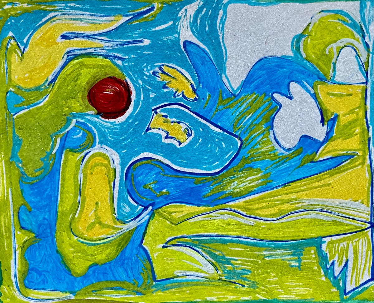 Red Dot by Elena  Zelenina 