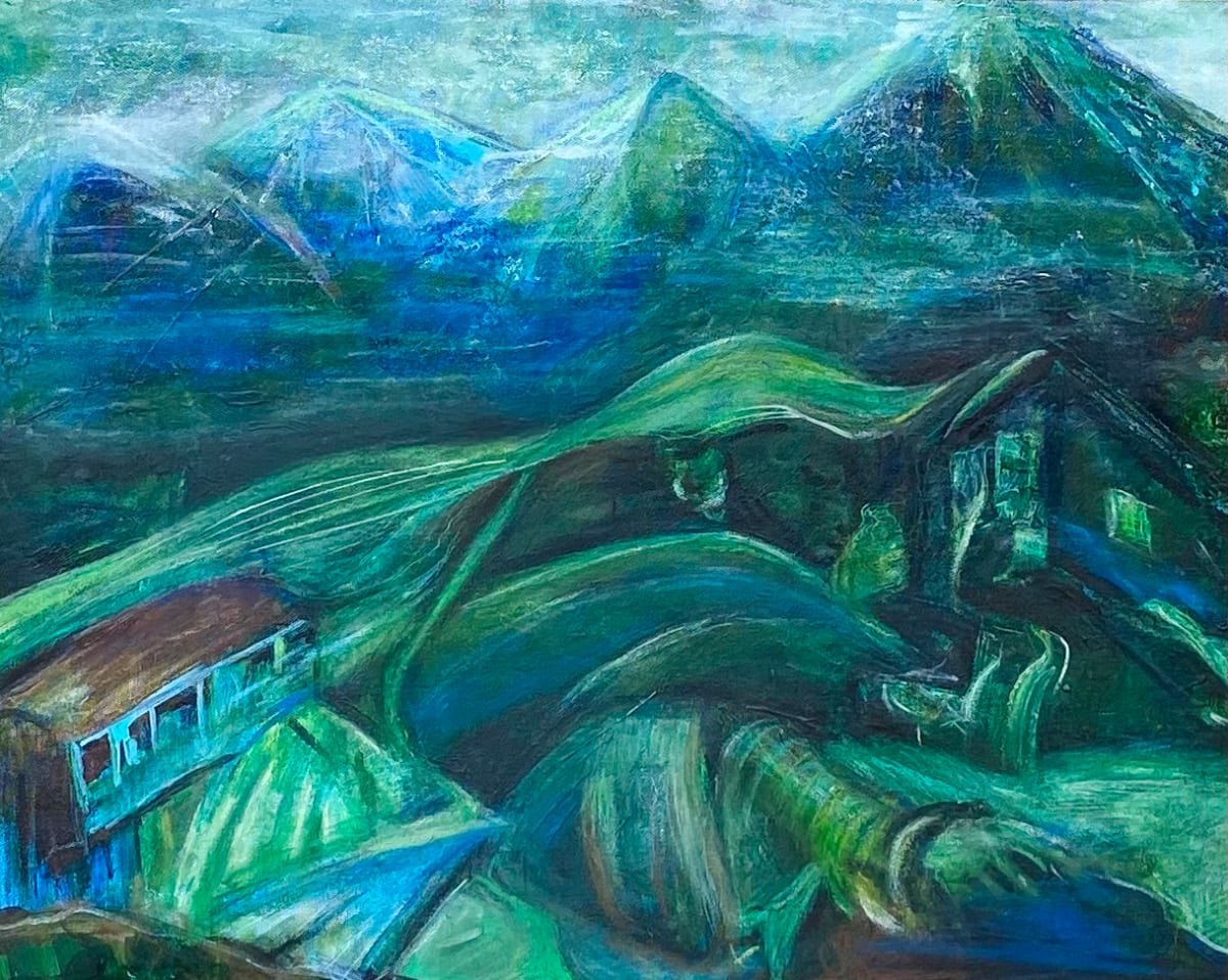 High Up In The Himalayas by Elena  Zelenina 