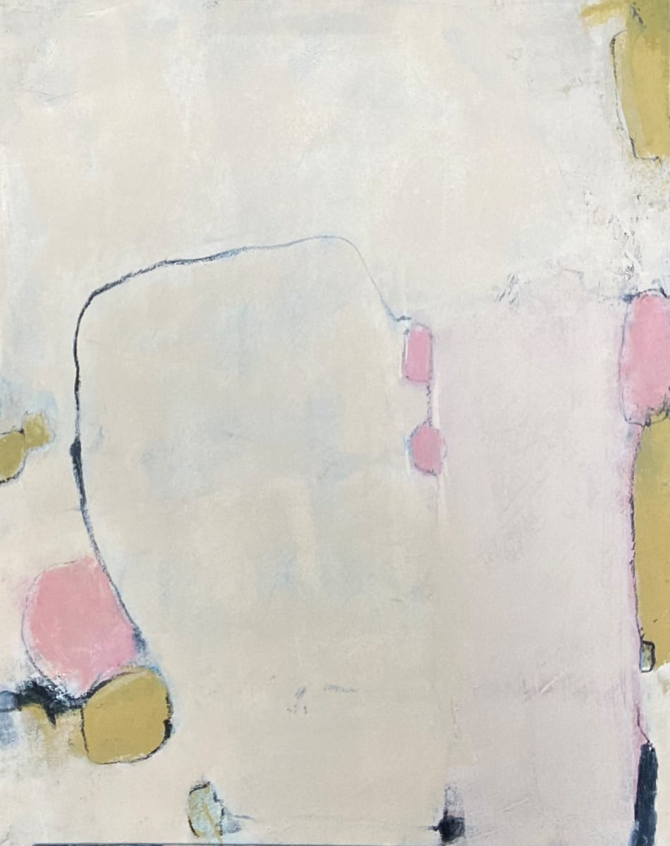 Creamy Pink Diptych by Linda Tully 