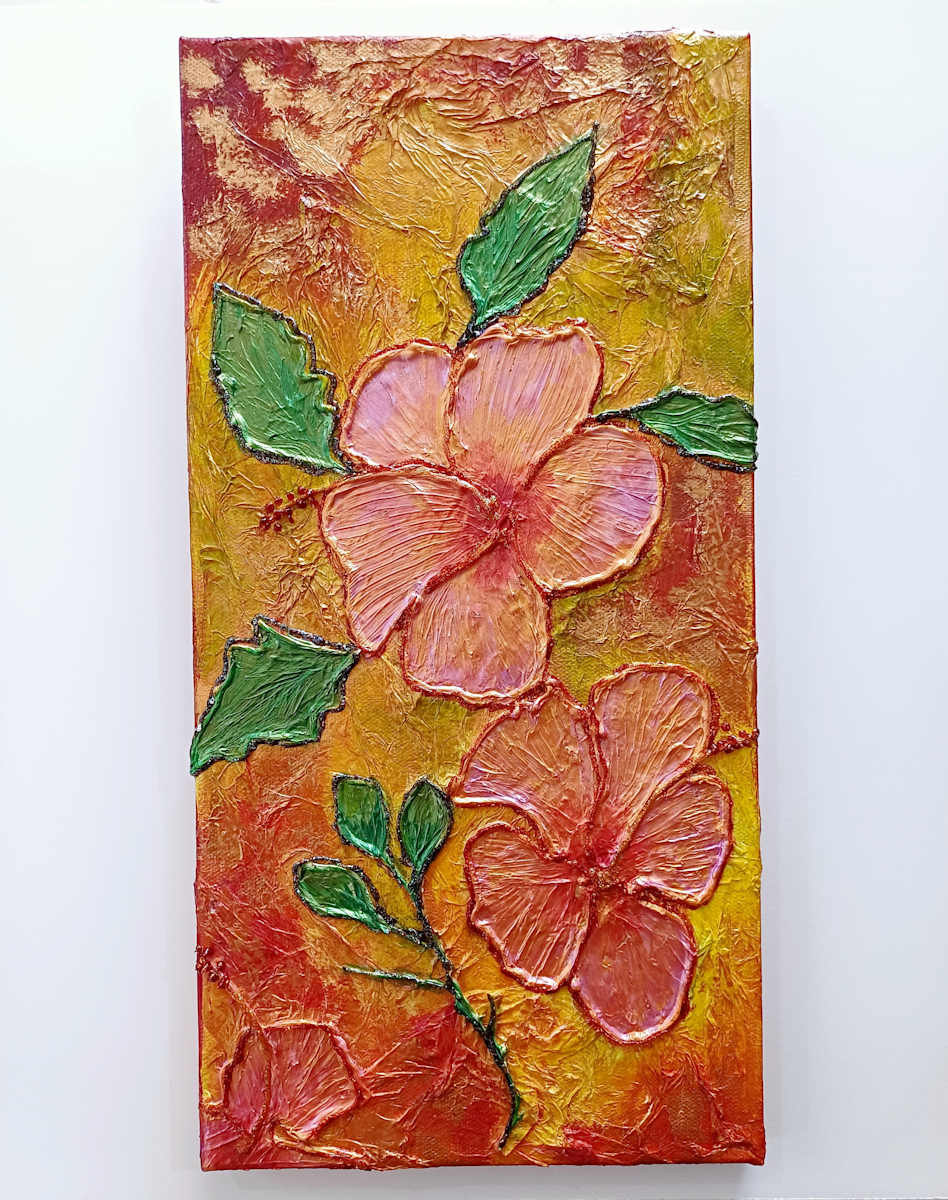 Rose Gold Biscus by Cher-Antoinette 