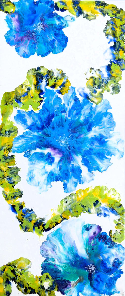 BOTANICALS: CORNFLOWER BLUE 1 by Cher-Antoinette 