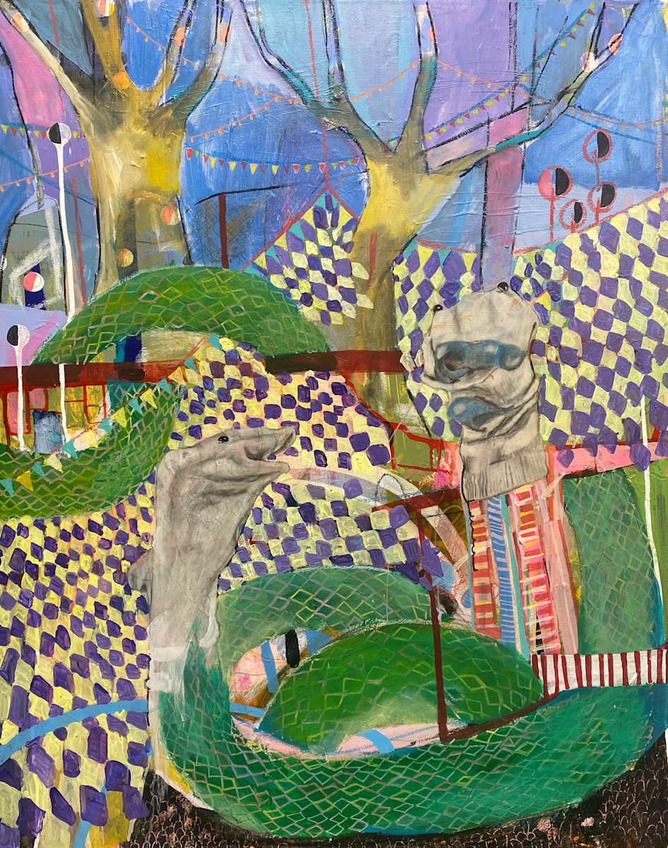 Disagreement at the Picnic by Christine Bush Roman 