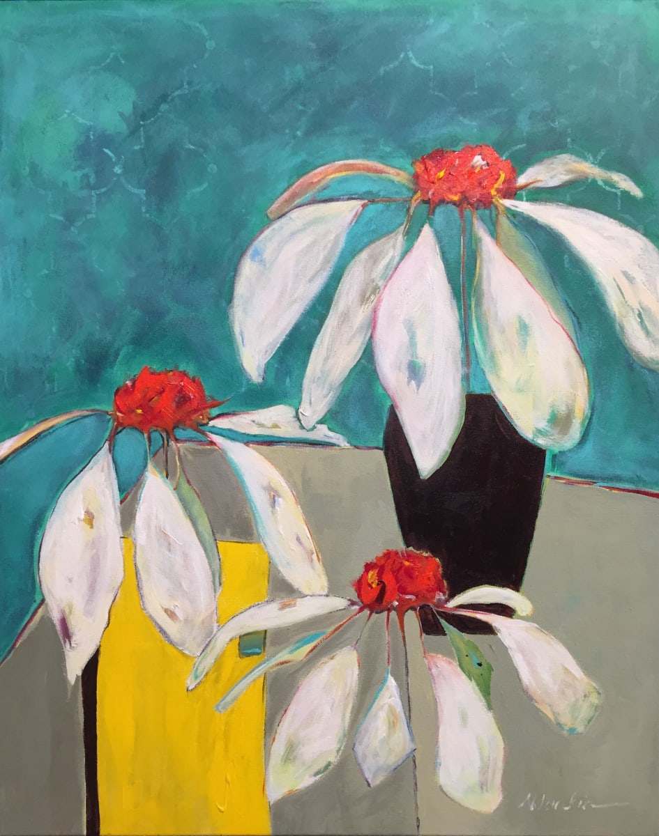 Long Stemmed Daisies by Nancy Junkin 