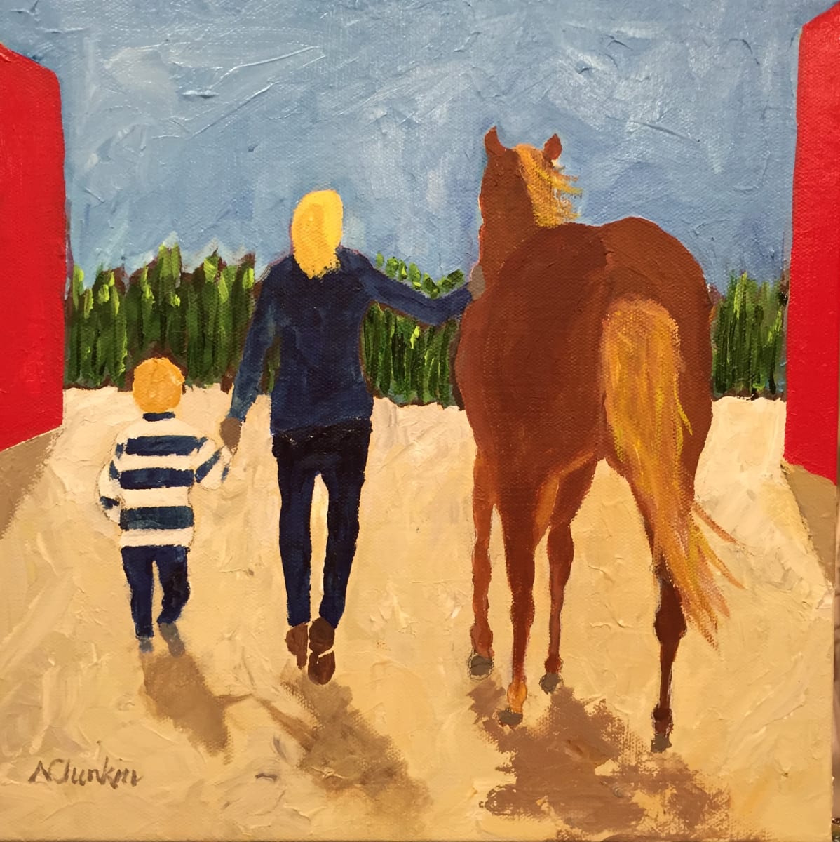 Leaving the Barn 
